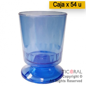 COPA DEGUSTACION 100 CC AZUL X 54